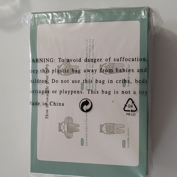 Blue Mello Baby Swaddle Wrap Brown NIB - Picture 11 of 11